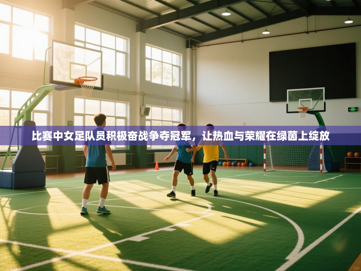 比赛中女足队员积极奋战争夺冠军，让热血与荣耀在绿茵上绽放  第2张